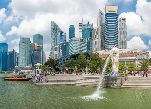 リバーボート乗船＿マーライオン